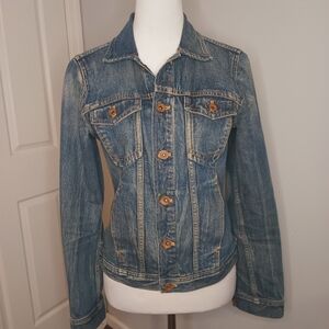 Madewell Classic Denim Button Front Jacket